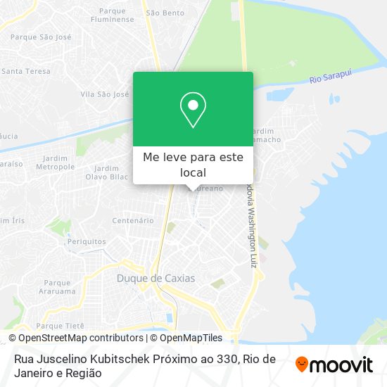 Rua Juscelino Kubitschek Próximo ao 330 mapa