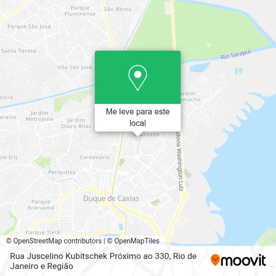 Rua Juscelino Kubitschek Próximo ao 330 mapa