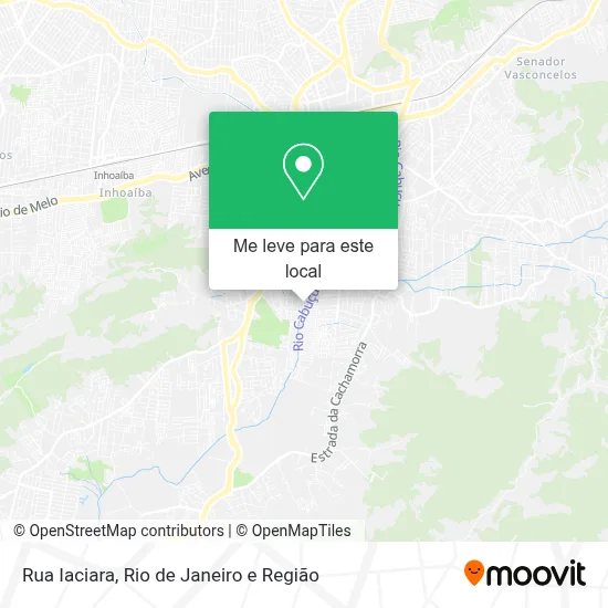 Rua Iaciara mapa