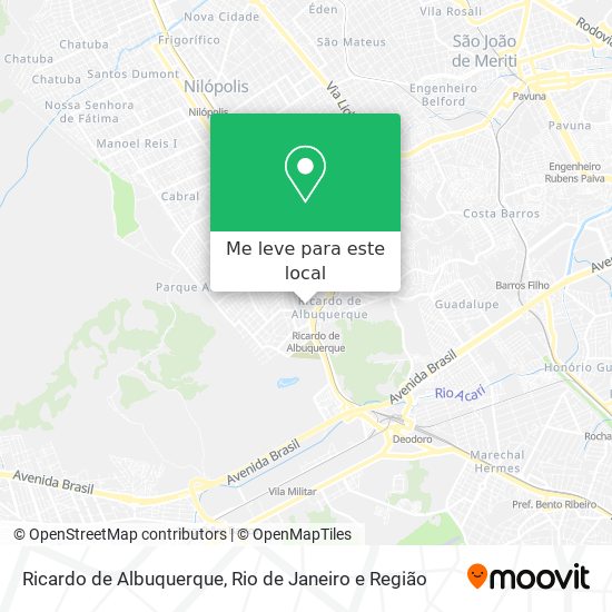 Ricardo de Albuquerque mapa