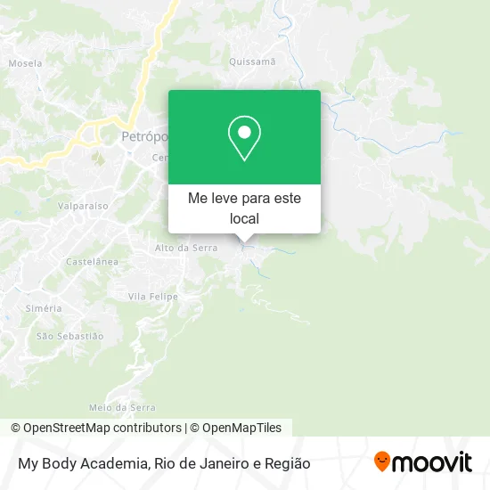 My Body Academia mapa