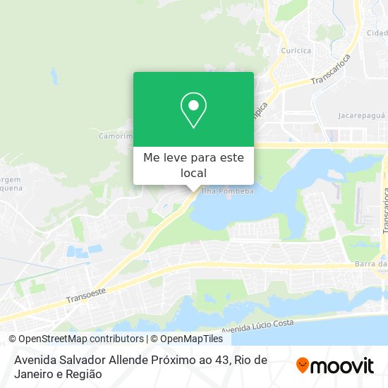 Avenida Salvador Allende Próximo ao 43 mapa