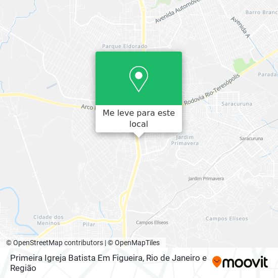 Primeira Igreja Batista Em Figueira mapa