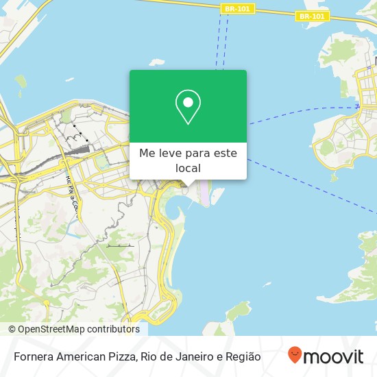 Fornera American Pizza mapa