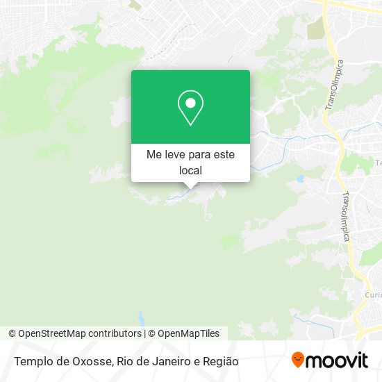 Templo de Oxosse mapa