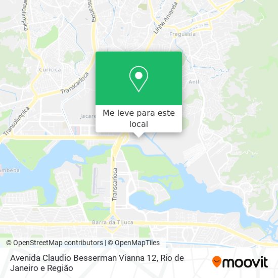 Avenida Claudio Besserman Vianna 12 mapa
