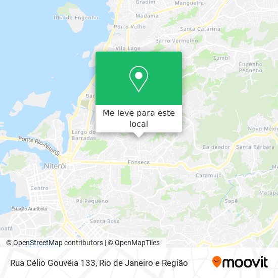 Rua Célio Gouvêia 133 mapa