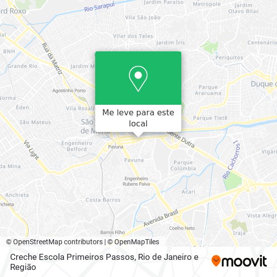 Creche Escola Primeiros Passos mapa