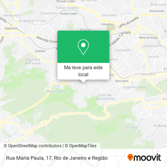 Rua Maria Paula, 17 mapa