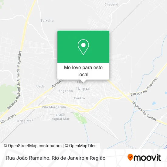 Rua João Ramalho mapa