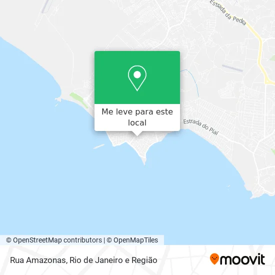 Rua Amazonas mapa
