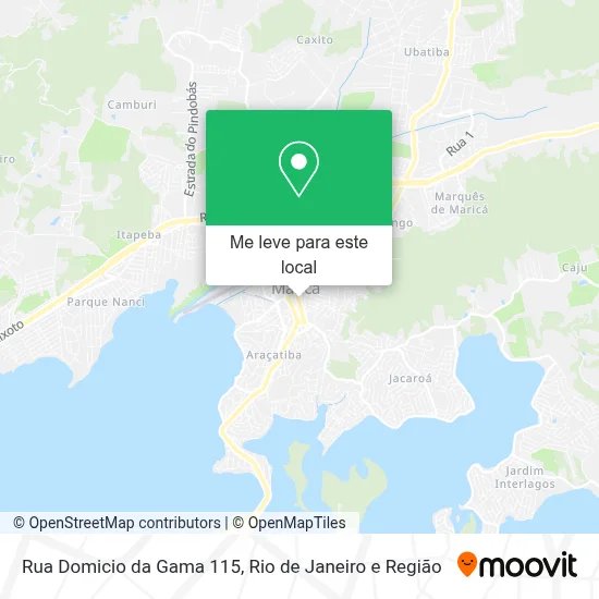 Rua Domicio da Gama 115 mapa