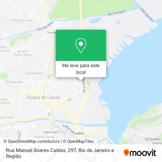 Rua Manoel Soares Caldas, 297 mapa