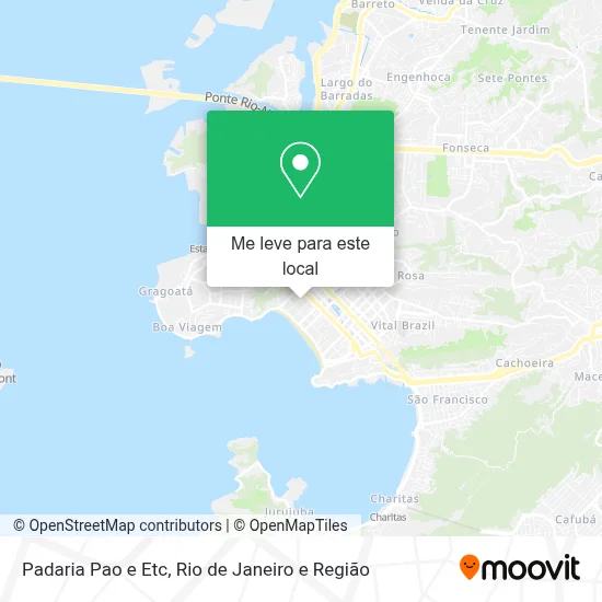 Padaria Pao e Etc mapa