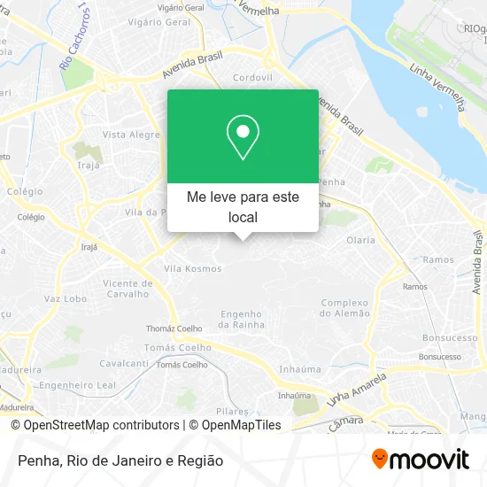 Penha mapa