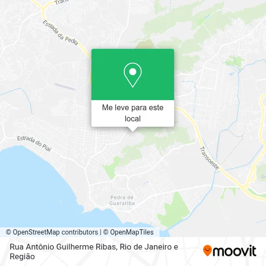 Rua Antônio Guilherme Ribas mapa
