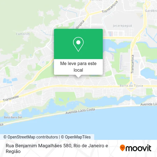Rua Benjamim Magalhães 580 mapa