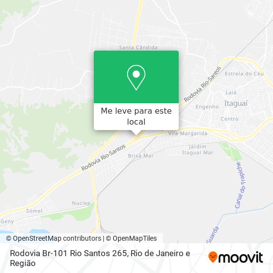 Rodovia Br-101 Rio Santos 265 mapa