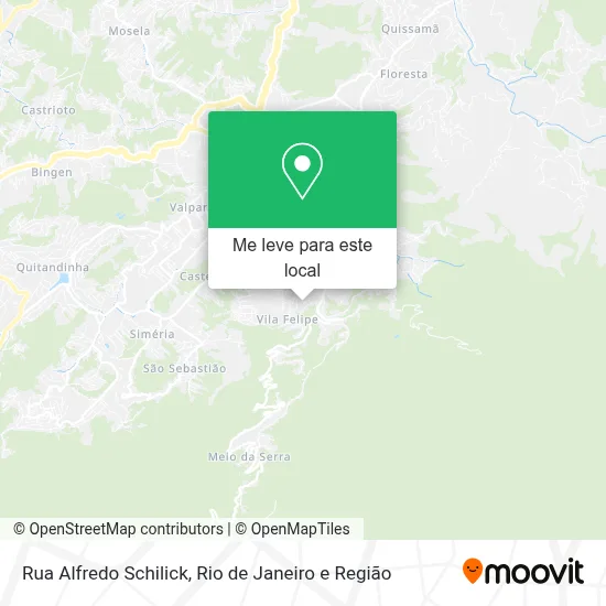 Rua Alfredo Schilick mapa