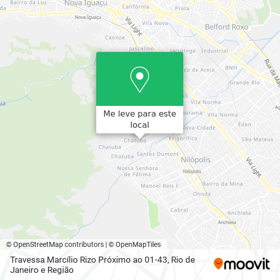 Travessa Marcílio Rizo Próximo ao 01-43 mapa