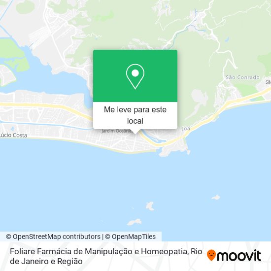 Foliare Farmácia de Manipulação e Homeopatia mapa
