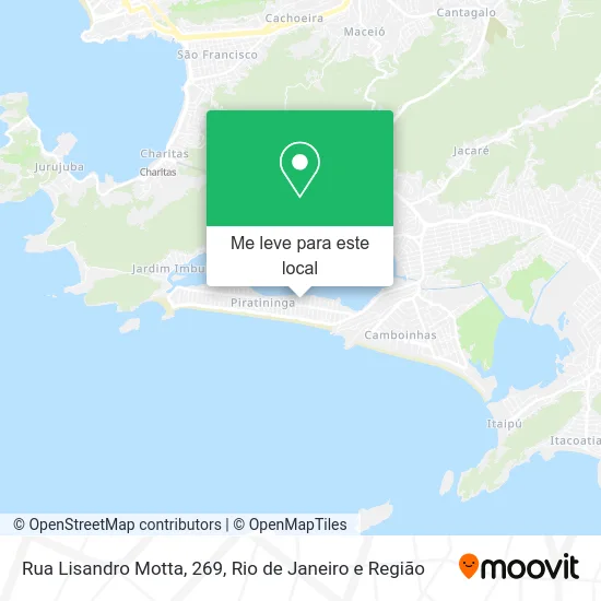Rua Lisandro Motta, 269 mapa