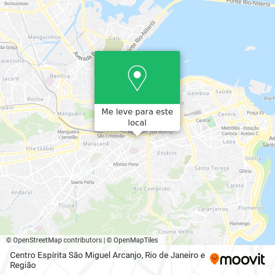 Centro Espírita São Miguel Arcanjo mapa