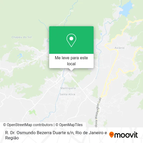 R. Dr. Osmundo Bezerra Duarte s / n mapa