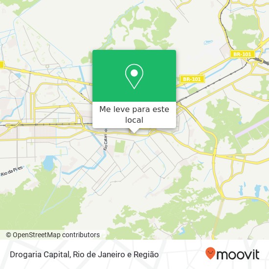 Drogaria Capital mapa