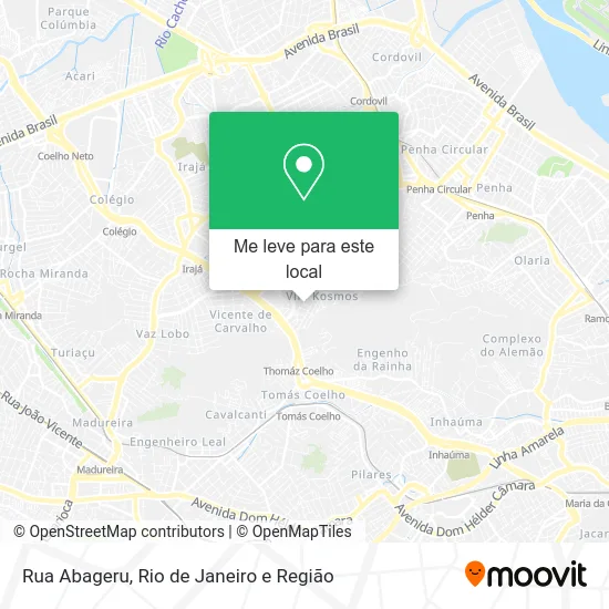 Rua Abageru mapa