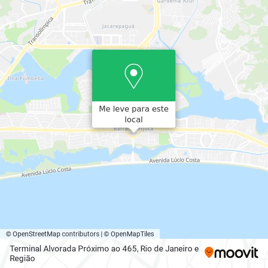 Terminal Alvorada Próximo ao 465 mapa