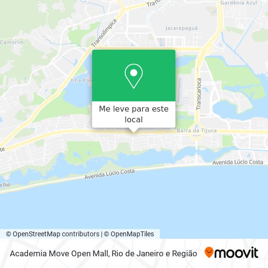 Academia Move Open Mall mapa