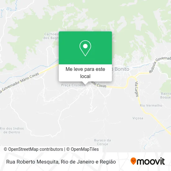 Rua Roberto Mesquita mapa