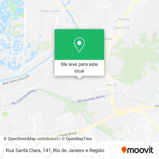 Rua Santa Clara, 141 mapa