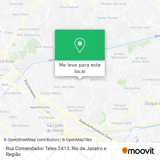 Rua Comendador Teles 2413 mapa