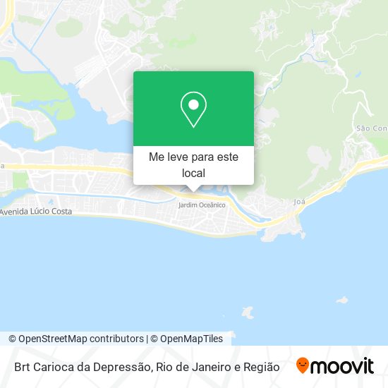 Brt Carioca da Depressão mapa