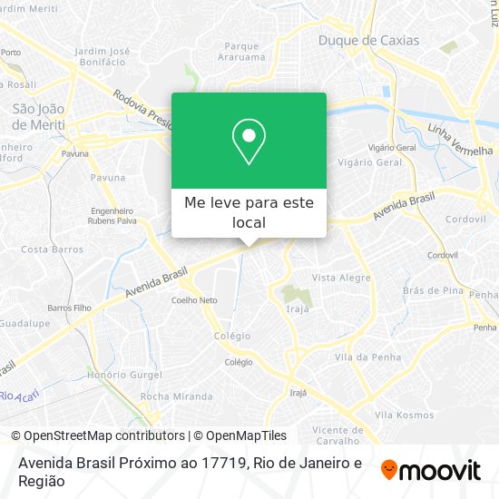 Avenida Brasil Próximo ao 17719 mapa