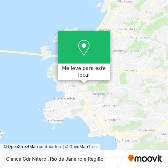 Clinica Cdr Niterói mapa