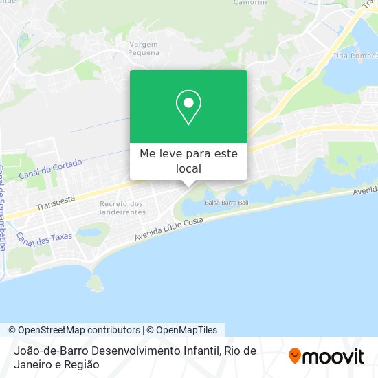 João-de-Barro Desenvolvimento Infantil mapa