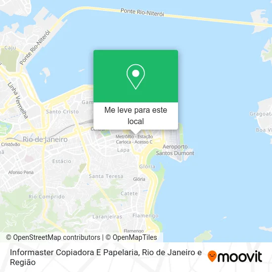 Informaster Copiadora E Papelaria mapa