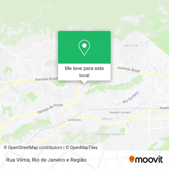 Rua Vilma mapa