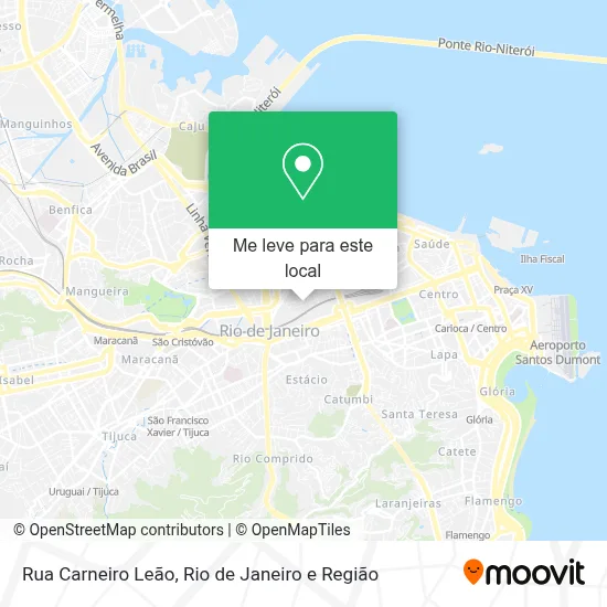 Rua Carneiro Leão mapa
