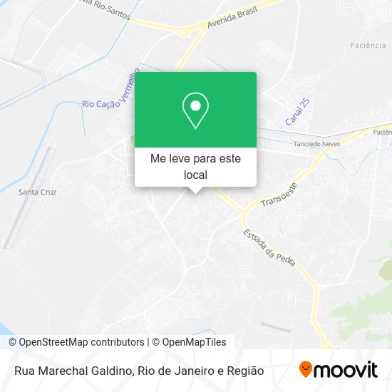 Rua Marechal Galdino mapa