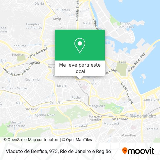 Viaduto de Benfica, 973 mapa