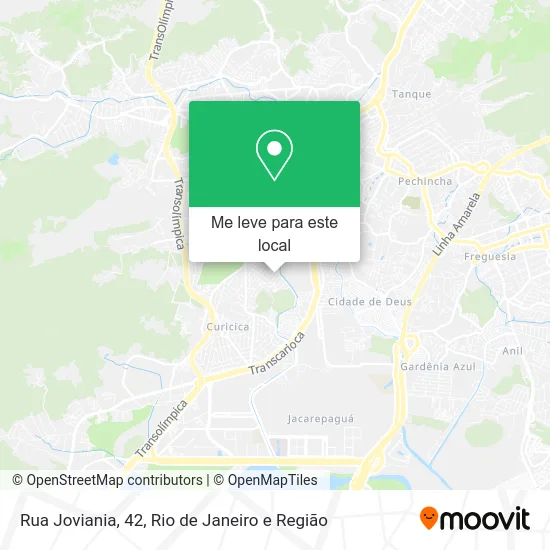 Rua Joviania, 42 mapa