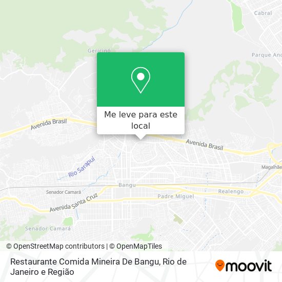 Restaurante Comida Mineira De Bangu mapa