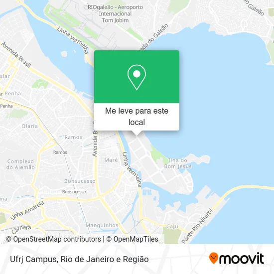Ufrj Campus mapa