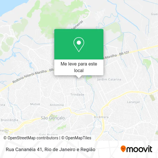 Rua Cananéia 41 mapa
