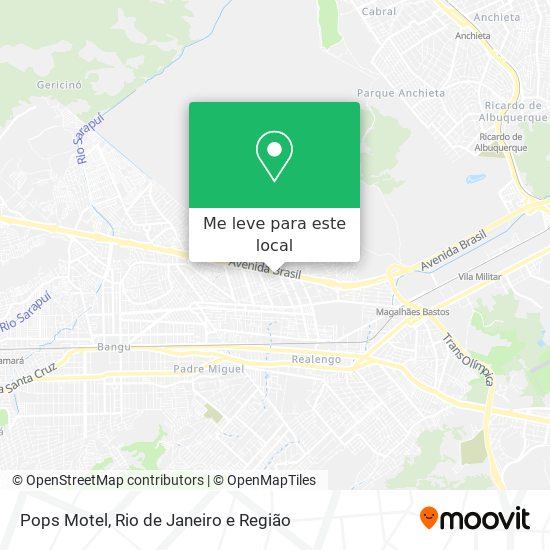 Pops Motel mapa
