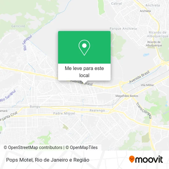 Pops Motel mapa